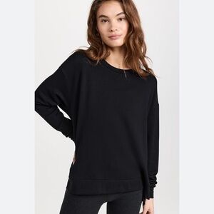 Beyond yoga cozy fleece off duty pullover